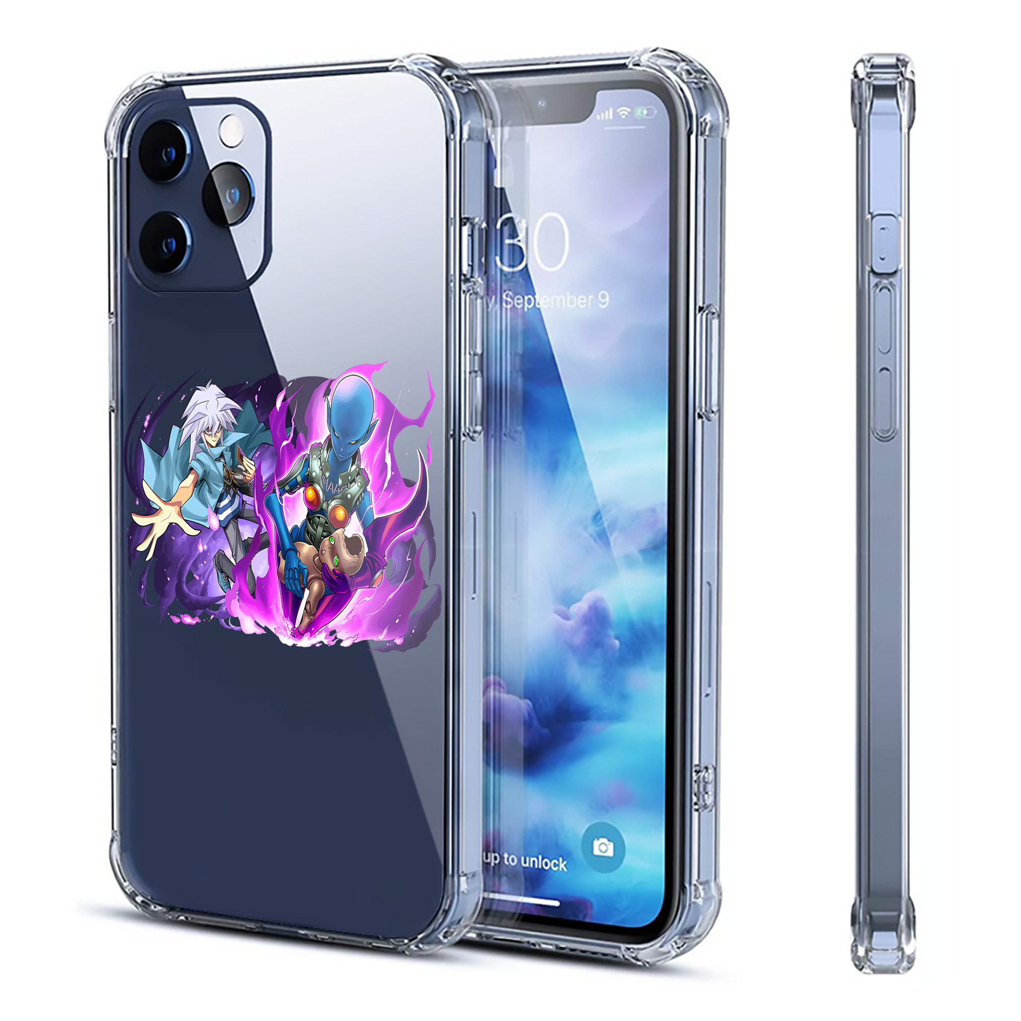 （画像用） 遊☆戯☆王 Yu-Gi-Oh! 【iPhone 12シリーズ対応】透明スマホケース（クリアソフトケース）